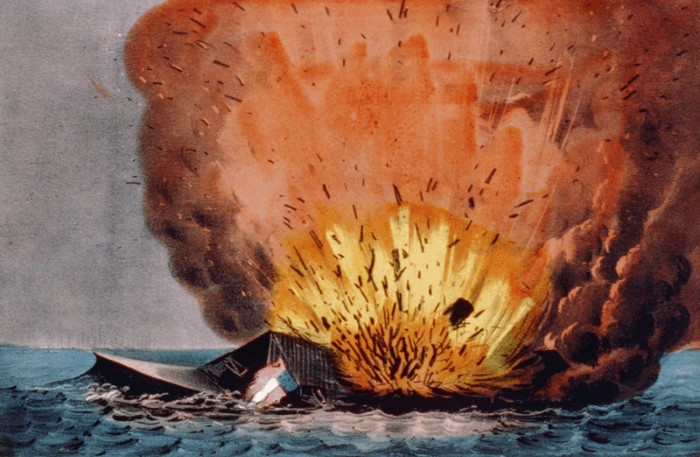 Destruction of CSS Virginia