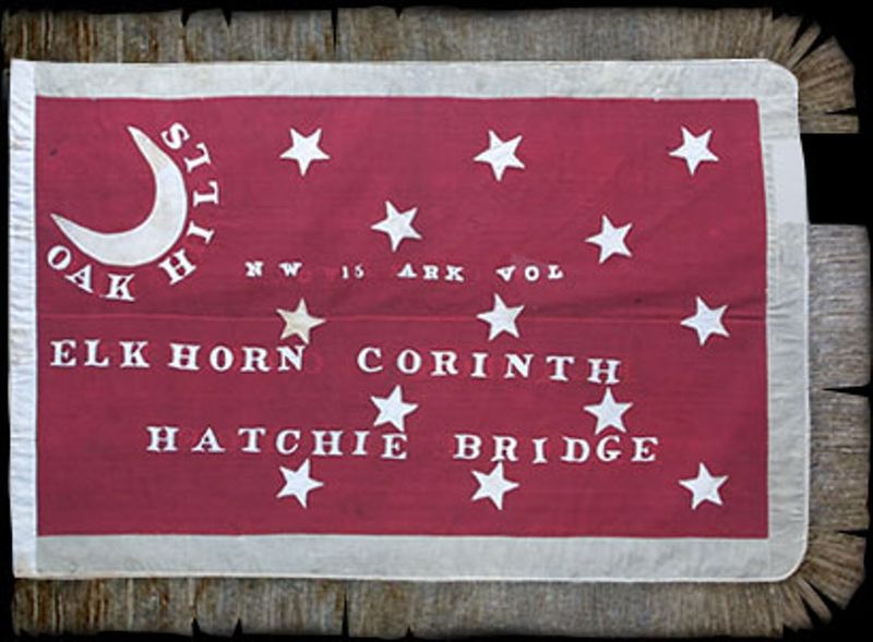 15th NW Arkansas Confederate Battle Flag, Van Dorn Pattern