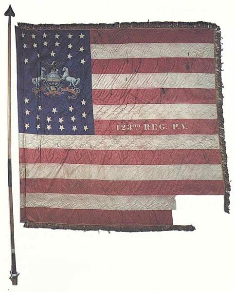 123rd Pennsylvania Battle Flag