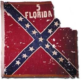 5th Florida Infantry Confederate Battle Flag