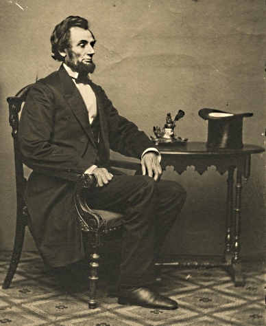 First Picture of Lincoln After Arrival in Washington D.C.