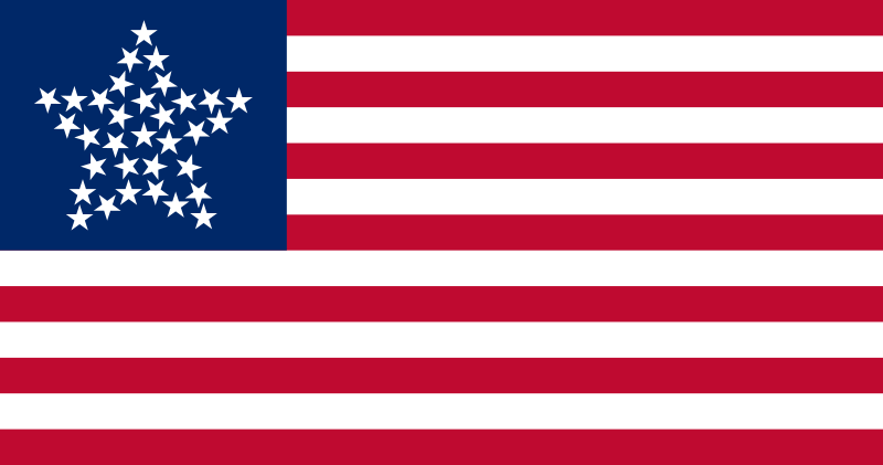 33 Star "Great Star" Flag