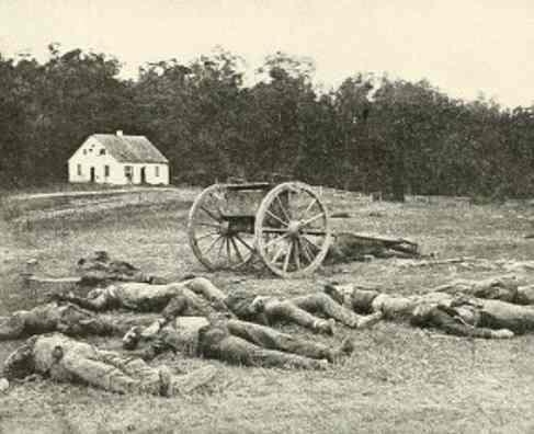 The dead on the field of Antietam