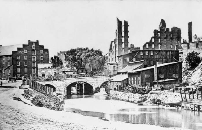 Ruins in Richmond after Civil War