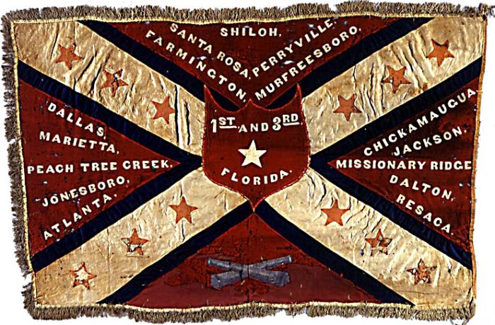 1st & 3rd Florida Infantry  Battle Flag
