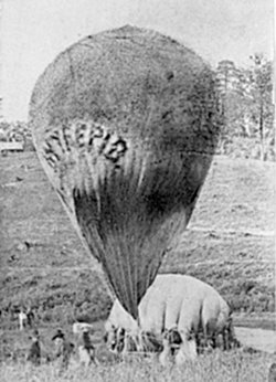 Thaddeus Lowe's favorite balloon Intepid.