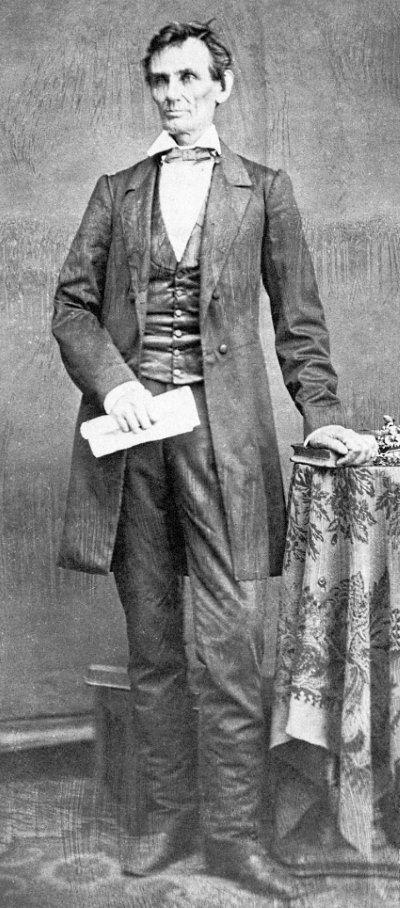 Lincoln Standing, 1860