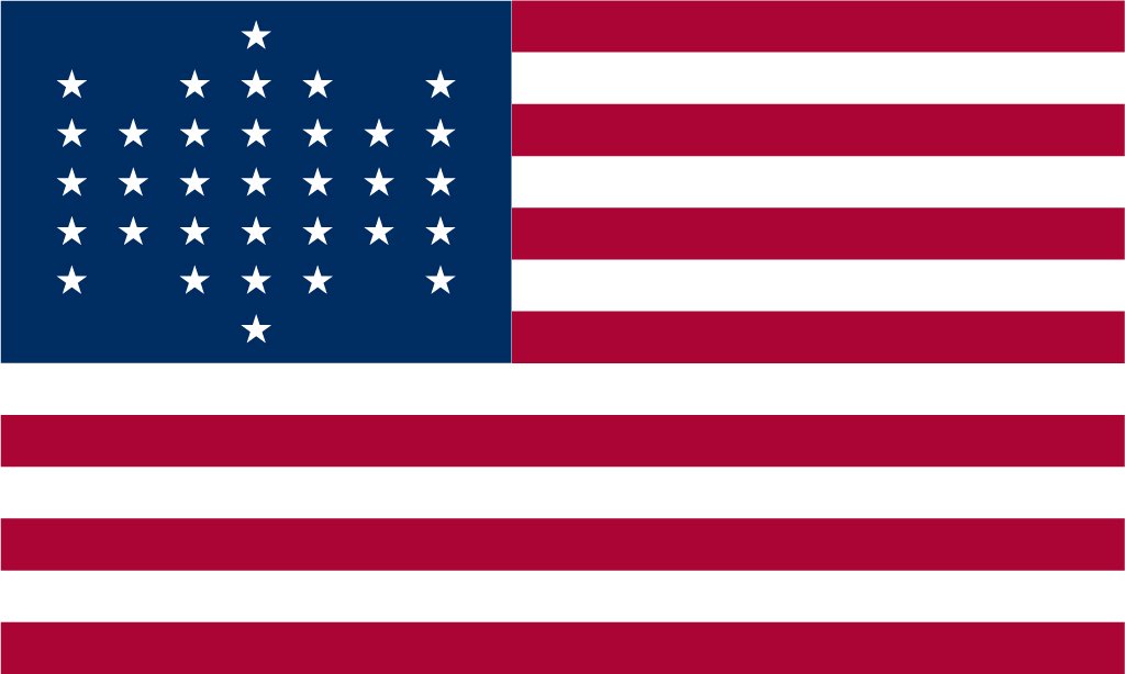 Fort Sumter Flag - 33 stars
